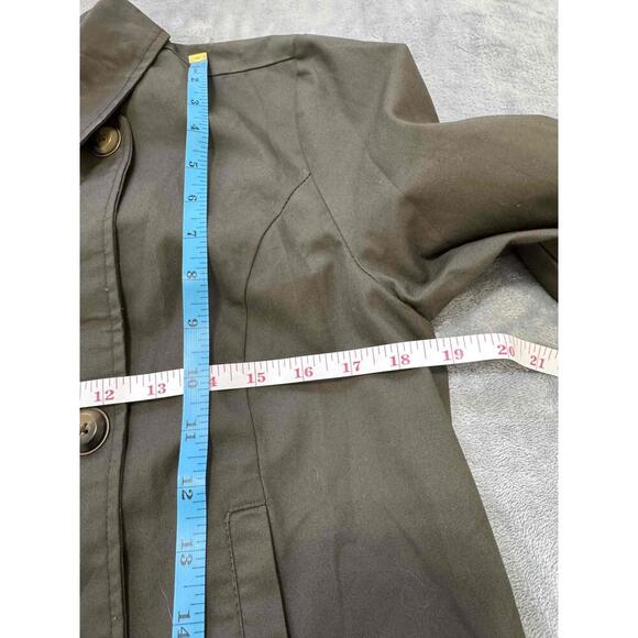 Tommy Hilfiger Olive Green Double Breasted Button Vintage 2013 Jacket Size 8 - Picture 3 of 10